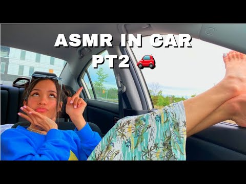 Quickie ASMR In The Car PT 2 | ASMR In Car 🚘 | Car Tapping Relaxing Sounds