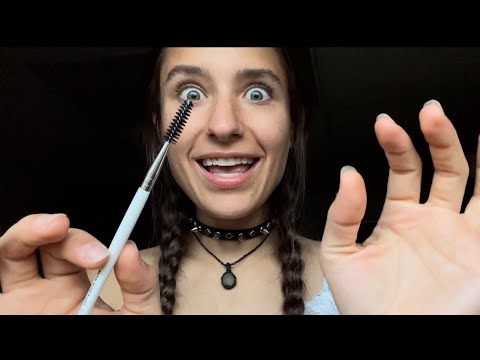 #ASMR QUICK SPIT PAINTING YOU BEFORE WORK + PERSONAL ATTENTION FOR TINGLES AND RELAXATION