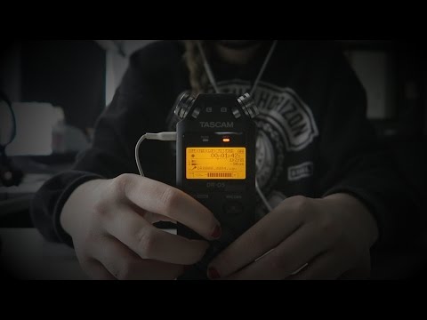 [ASMR] Testing Tascam mic (FIRST VIDEO :3) [Tapping/Scratching/Brushing/Mouth Sounds]