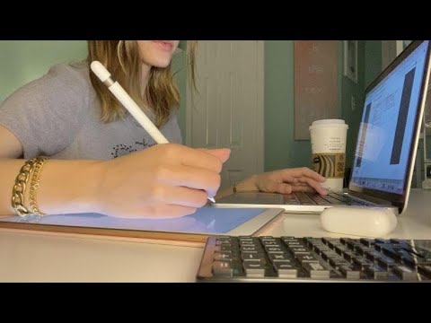 3 Hour Study With Me - Queen's University ✏️ (typing, ipad stylus, calculator, no talking/music)