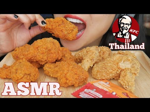 ASMR KFC *Thailand *Spicy FRIED CHICKEN (CRUNCHY EATING SOUNDS) NO TALKING | SAS-ASMR