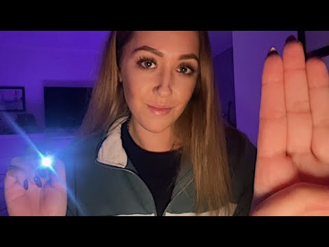 ASMR Light Therapy and Eye Exam (Follow my Instructions)