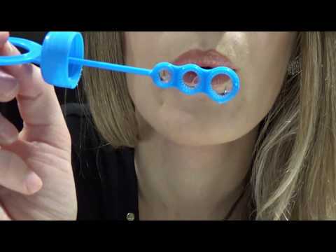 ASMR bubble blowing