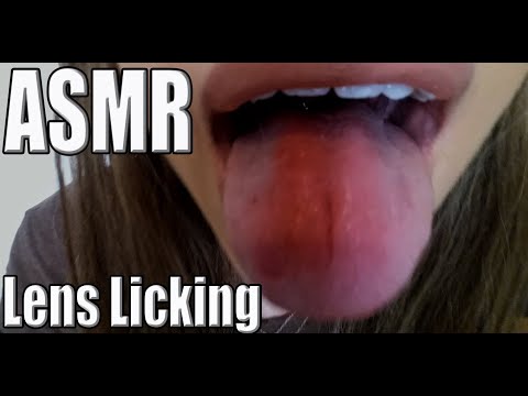{ASMR} Lens licking up close
