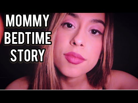 ASMR Mom Reads You A Bedtime Story | Combs your Hair FT Hands Movements