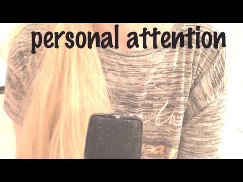 Personal attention for you my darling. ASMR sleeping clinic tingles for bed