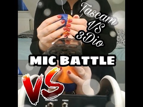 ASMR Mic Battle - Tascam VS. 3Dio (No Talking)