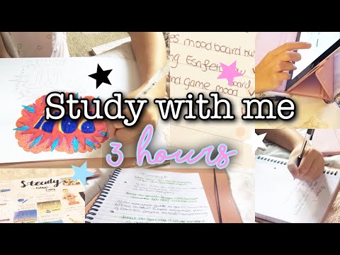 study with me | 3 hours 💓