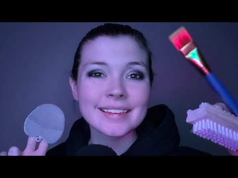 ASMR Mic Brushing on the Foam Mic Cover With Different Items (100% Intensity)