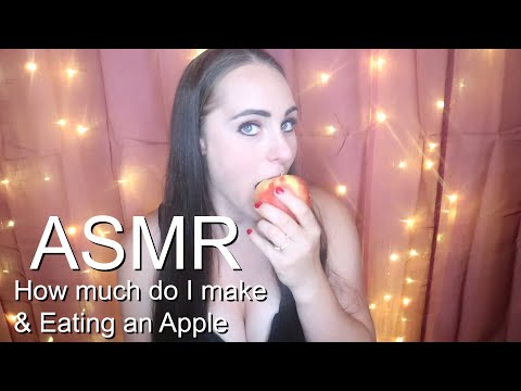 How much money do I make on YT? Eating an apple, while rambling!