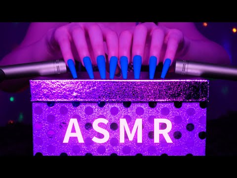 ASMR Fast & Aggressive Tapping & Scratching with Different Mics 🎤 Items & Nails 💙 No Talking 4K