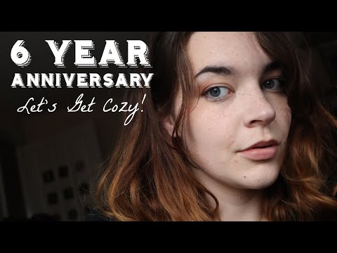 ASMR My 6 Year Channel Anniversary! Personal Attention, Rambling Whispers, Ear Massage [Binaural]