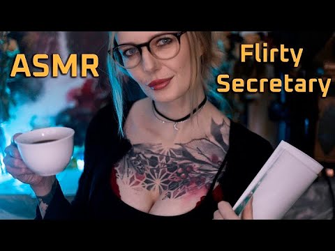 ASMR Flirty Secretary Takes Care of You - Roleplay Personal Attention