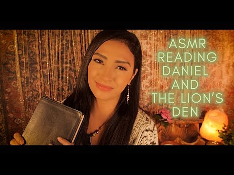ASMR Reading The Bible | Daniel and the Lion's Den | Soft Spoken ASMR