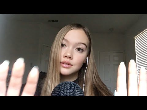 ASMR| MOUTH SOUNDS WITH SLOW HAND MOVEMENTS (CALMING YOU DOWN)