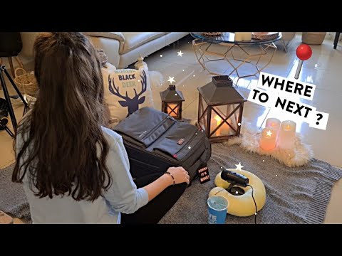 ASMR Packing for a Trip | PACK with me TRIGGERS 🧳😍