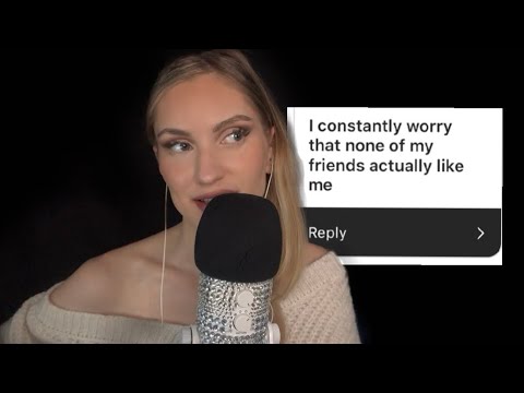 ASMR READING + RESPONDING TO YOUR SECRETS | Up-Close Whisper for Tranquility