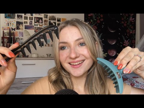 ASMR| playing with your hair| lot´s of personal attention