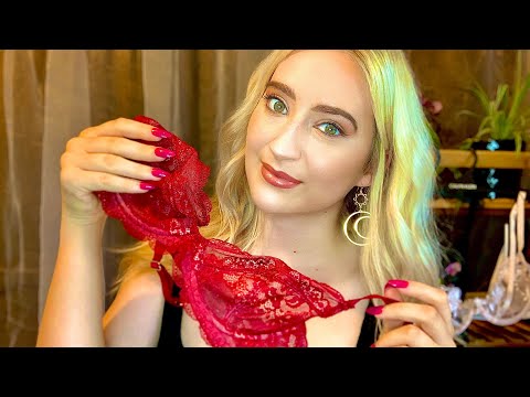 ASMR • Lingerie Store Assistant Roleplay 👙 • Fabric Sounds • Personal Attention