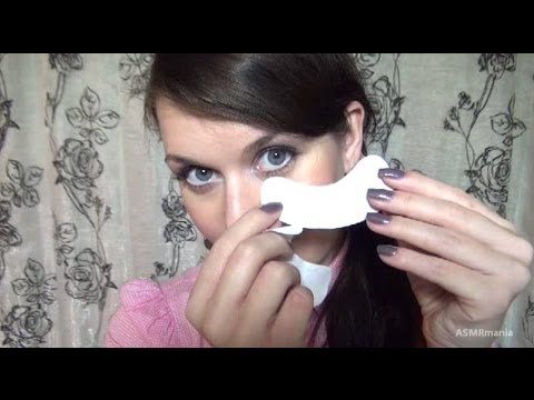 ASMR Role play for Girl. Beauty salon. Coloring eyelashes and eyebrows. Relaxing for Sleep. (АСМР)