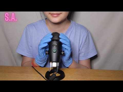 Asmr {REQ} | Playing with Blue Gloves Sounds (NO TALKING) #2