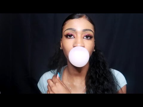 ASMR - Tapping|Gum Chewing|Typing|Bubble Blowing|Tingles
