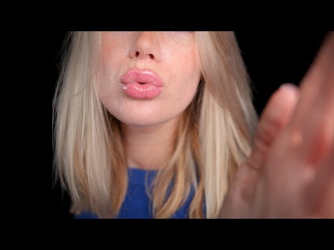 Close-up kisses in your ears & mouth sounds (positive affirmation & personal attention ASMR)