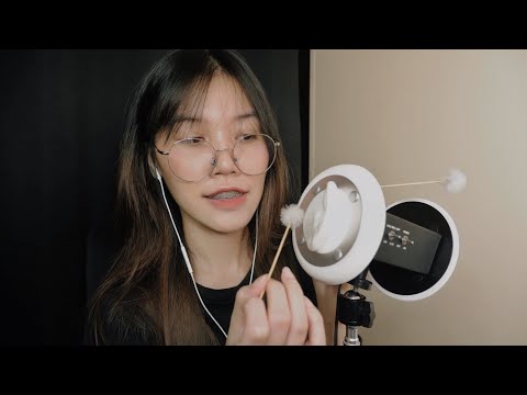 ASMR Fast & Intense Ear Cleaning with Fluffy Ear Pick 귀청소 ( No Talking )