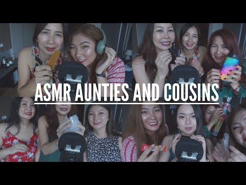 ASMR with Aunties & Cousins Mashup! (New year special ✨)
