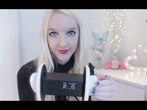 ASMR 3Dio Test ♡ Ear to Ear Whisper,  Ear Massage/Cupping, Mouth Sounds, Mic Test