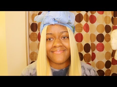 ASMR | My First Attempt on Gluing Down A Wig 😂 ft. Laki Hair ✨