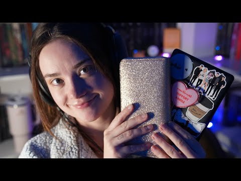 ASMR What's In My Bag + Gum Chewing Soft Spoken