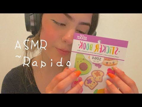 asmr rapido (tapping, mouth sounds)