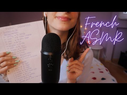 ASMR | Teaching you FRENCH Part 2 (Counting, Tracing, ...)🤓