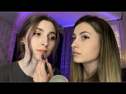 Asmr makeup application for my sister in Euphoria Style 😁