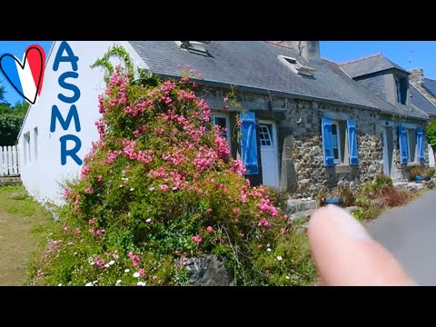 ASMR In France Region 🇫🇷 (Tracing, Nature sounds)🌊🌳