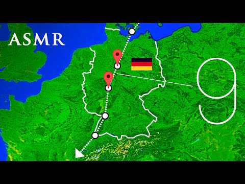 ASMR Google Maps Bus Ride 9 Through Germany
