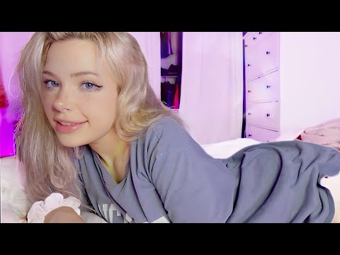 ASMR Comforting You in Bed 🤍 (gf roleplay)
