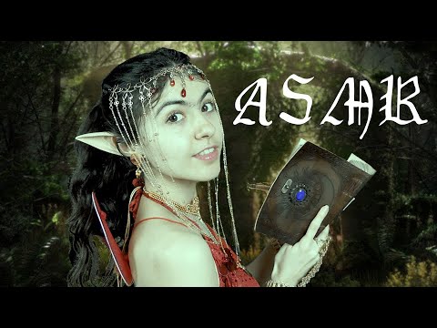 ASMR || Pixie interviews you (writing, forest ambience, personal attention, layered sounds)