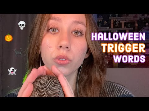 ASMR | halloween trigger words 🎃👻🐈‍⬛