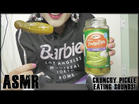 ASMR Eating Pickle (Pickles) 3DIO BINAURAL 🥒🥒🥒🍴💋 💗 EATING SOUNDS 💗