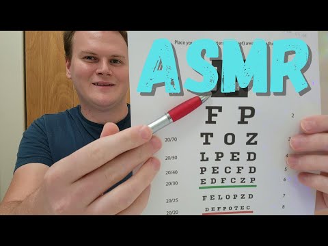 ASMR - Fast Eye Exam - Medical Roleplay, Personal attention, Vison Test