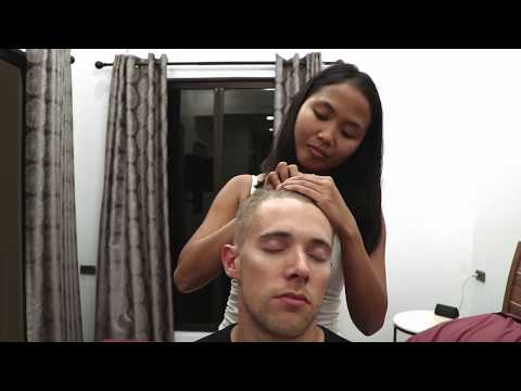Asian Babe ASMR | Relaxing Head Massage