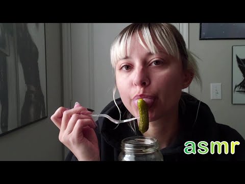 ASMR + Mukbang | Pickles VLASIC EDITION Crunchy Pickles w/ Mouth Sounds