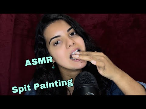 [ASMR] Spit Painting caótico tentando te arrumar pra festa