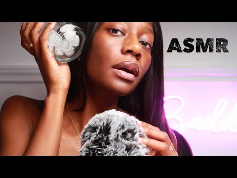ASMR | Wet Mouth Sounds * ICE Eating
