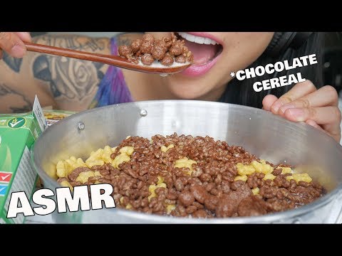 ASMR Chocolate CEREAL (CRUNCH EATING SOUNDS) NO TALKING | SAS-ASMR