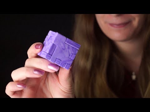Binaural ASMR/Whisper. Foam Cube Puzzle