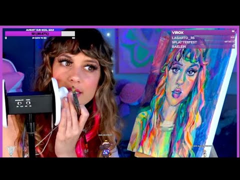 ✨ LIVE ASMR 👂 Painting 🎨 Tingles ✨ Happy Friday!!! August 6th 2021 ✨