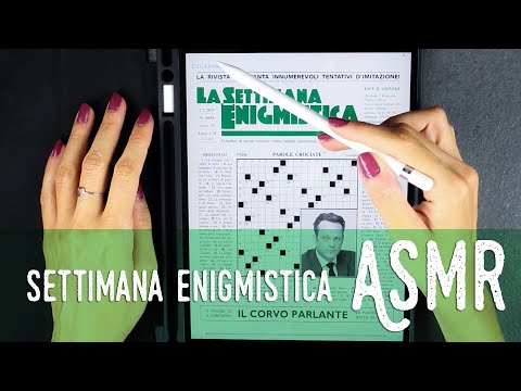 ASMR ita - 📝 SETTIMANA ENIGMISTICA di LUGLIO (Intense Whispering)